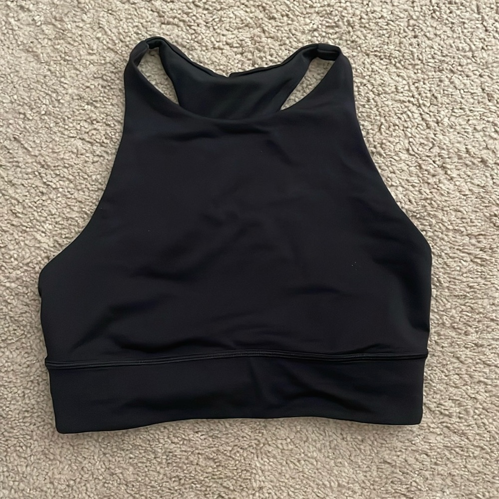 Lululemon long line high neck supportive bra size 8